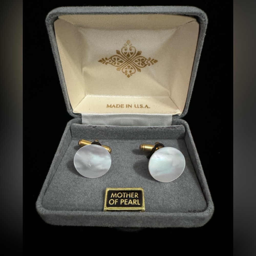 Vintage Mother of Pearl Cufflinks
